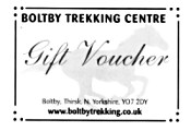 Pony riding gift vouchers